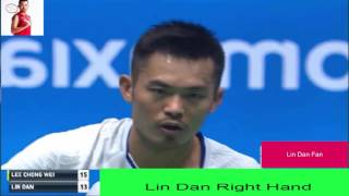 LIN DAN vs LEE CHONG WEI - LIN DAN RIGHT HAND (  SEASON 1) - Badminton