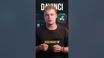 How to do a screenshot of your clip in DaVinci Resolve. #davinciresolve #videoediting #tutorial