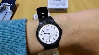 CASIO アナログ腕時計 開封動画