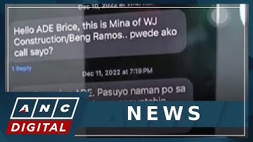 Ex-DPWH official shows messages supposedly between Villanueva, Estrada