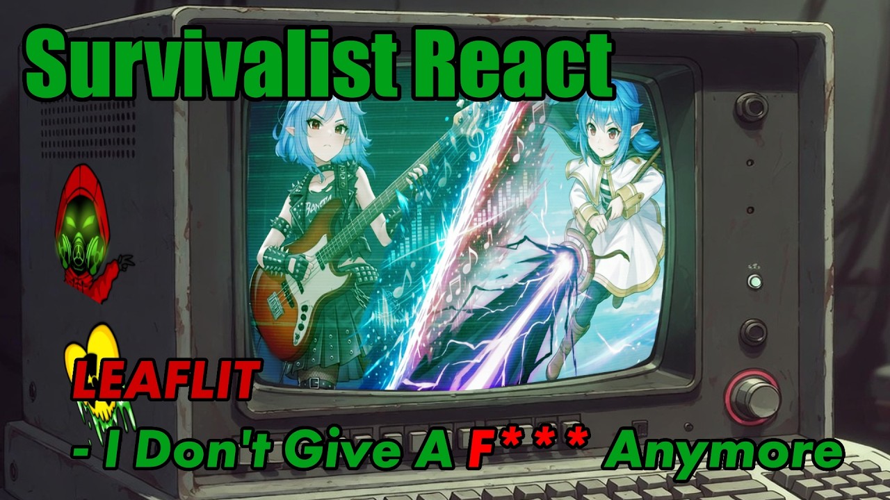 LEAFLIT - I Don't Give A F*** Anymore - Survivalist Reaction.