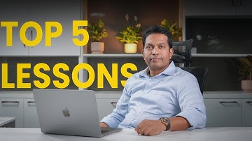 Top 5 Lessons Learned Being An Entrepreneur || Sameer Penakalapati