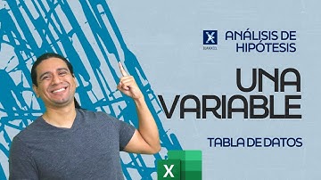 Análisis de hipótesis: Tabla de datos para una variable en Microsoft Excel