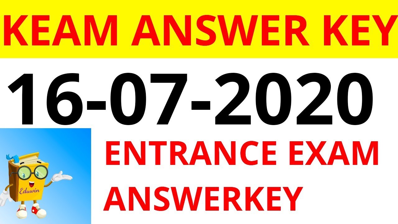 ഇന്ന് നടന്ന KEAM ENTRANCE EXAM ANSWER KEY PDF CHECK YOUR MARK KEAM