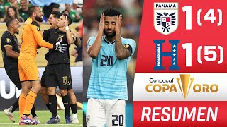 SORPRESA. HONDURAS ELIMINA a PANAMÁ en penales y AVANZA a SEMIFINALES de la COPA ORO | Resumen