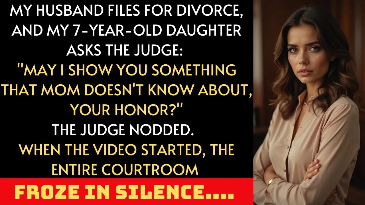 At my divorce hearing, my daughter played a video — Everyone was shocked by what it revealed…