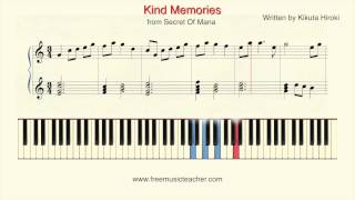 How To Play Piano: "Kind Memories" from Secret Of Mana Kikuta Hiroki Piano Tutorial by Ramin Yousefi