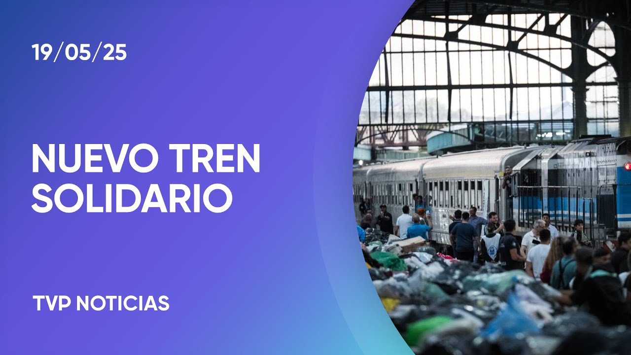 Un nuevo Tren Solidario va rumbo a Zárate y Campana con donaciones tras ...