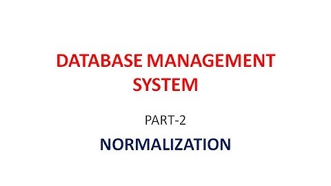 DBMS PART-2! IBPS&SBI SO-IT officer