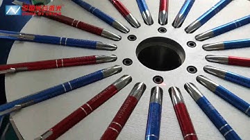 Metal Pen Fiber Laser Marking Machine with Pen Rotating Table