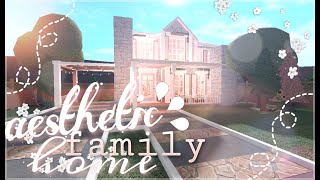 - aesthetic family roleplay home || roblox - bloxburg || floria -