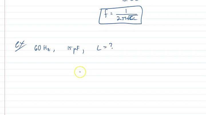 Resonance Frequency and RLC Circuits