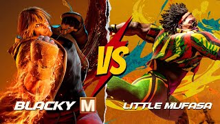 Modern Ken (Blacky) vs. Mufasa (Deejay) - Street Fighter 6 Masters - Modern Controls Gameplay