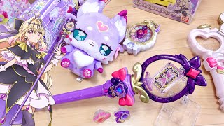 明日登場!キュアアルカナ・シャドウのDX玩具を買ってきたぞー!変身音・ボイス・BGMが鳴りまくるメモリアル版だこれー!DXティアアルカナロッド・マシュタン 名探偵プリキュア