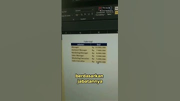 rumus vlookup untuk wmenentukan gaji karyawan #fyp #tricks #new