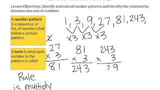5th Grade Math in Focus: 5.1 Number Patterns and Relationships