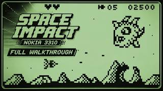 Space Impact - Legendary Nokia 3310 Game | FULL WALKTHROUGH