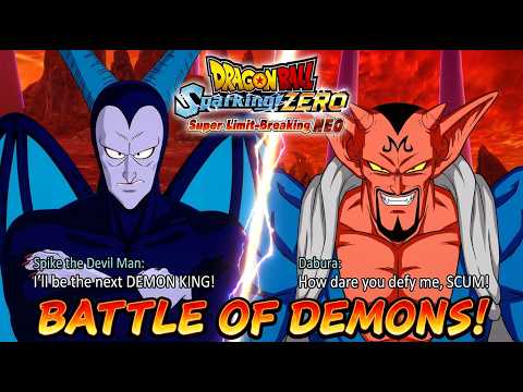 Spike the DevilMan All Unique Lines & Character Interactions | Dragonball Sparking Neo!