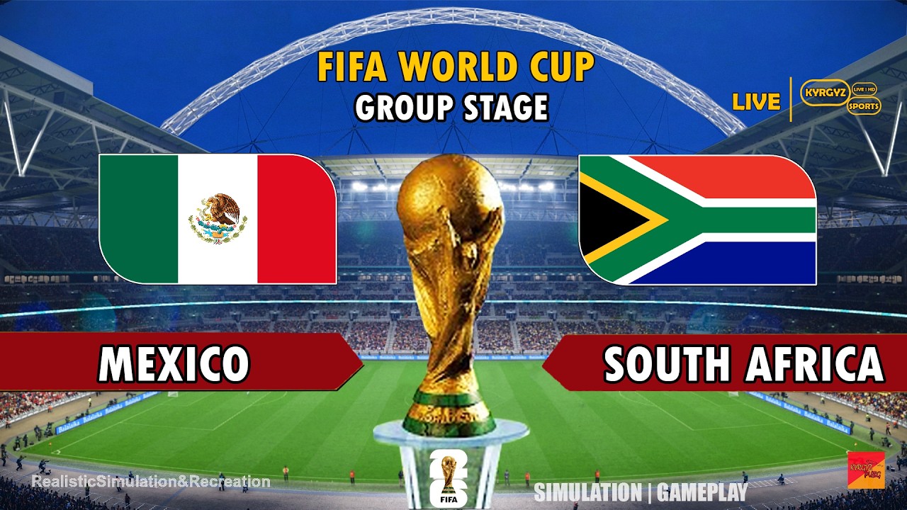 MEXICO vs SOUTH AFRICA | Opening Match FIFA World Cup 2026 | Full Match Simulation PES 2021