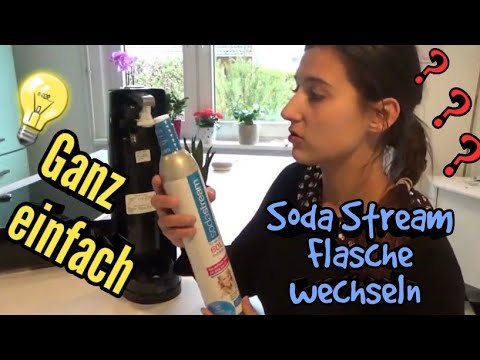 Soda Stream Flasche wechseln Kohlensäure Soda Stream wechslen Kartusche Soda  Stream tauschen - YouTube
