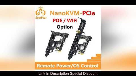 Sipeed NanoKVM PCIe Remote Control / Power / Desktop Maintenance Server UART HDMI USB RISC-V NanoKVM