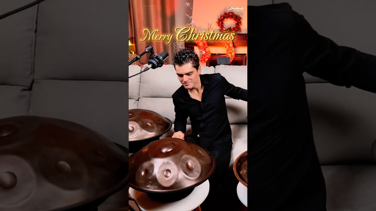 WHITE CHRISTMAS HANDPAN #handpan #pantam #hangdrum #lombardohandpan