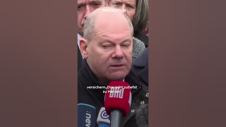 Scholz in Magdeburg: „Furchtbare Tat“