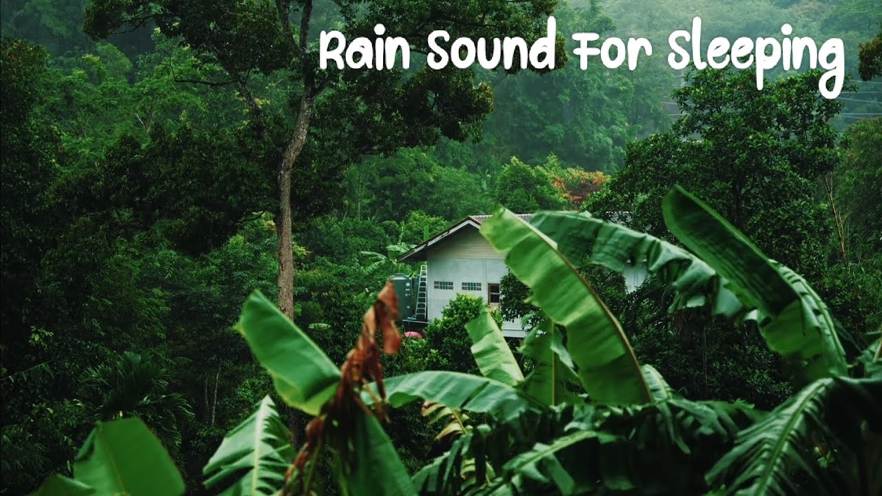 Rain Sound For SleepingHeavy rain and Thunder Sound Relaxing rain