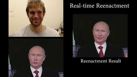 Face2Face - Real time Face Capture and Reenactment of RGB Videos CVPR 2016 Oral