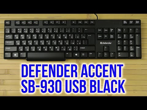 Распаковка Defender Accent SB-930 USB Black