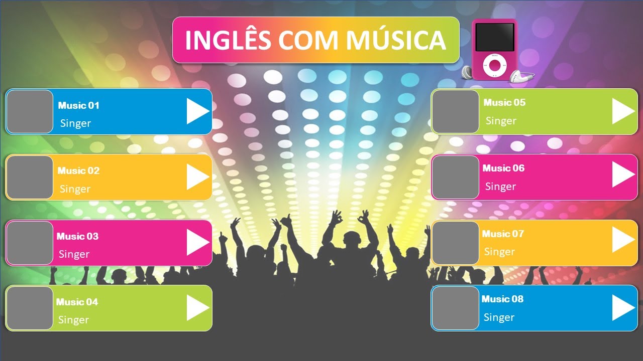 Atividade com música no PowerPoint- Inglês com música 