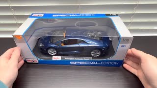 Unboxing RARE Maisto 1/18 Scale Lamborghini Aventador!!!
