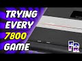 Atari 7800 (1986) Library | Trying all 58 Games