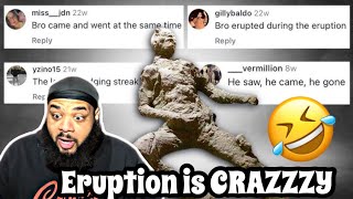 Chat Music - Bro Erupted During The Eruption | REACTION