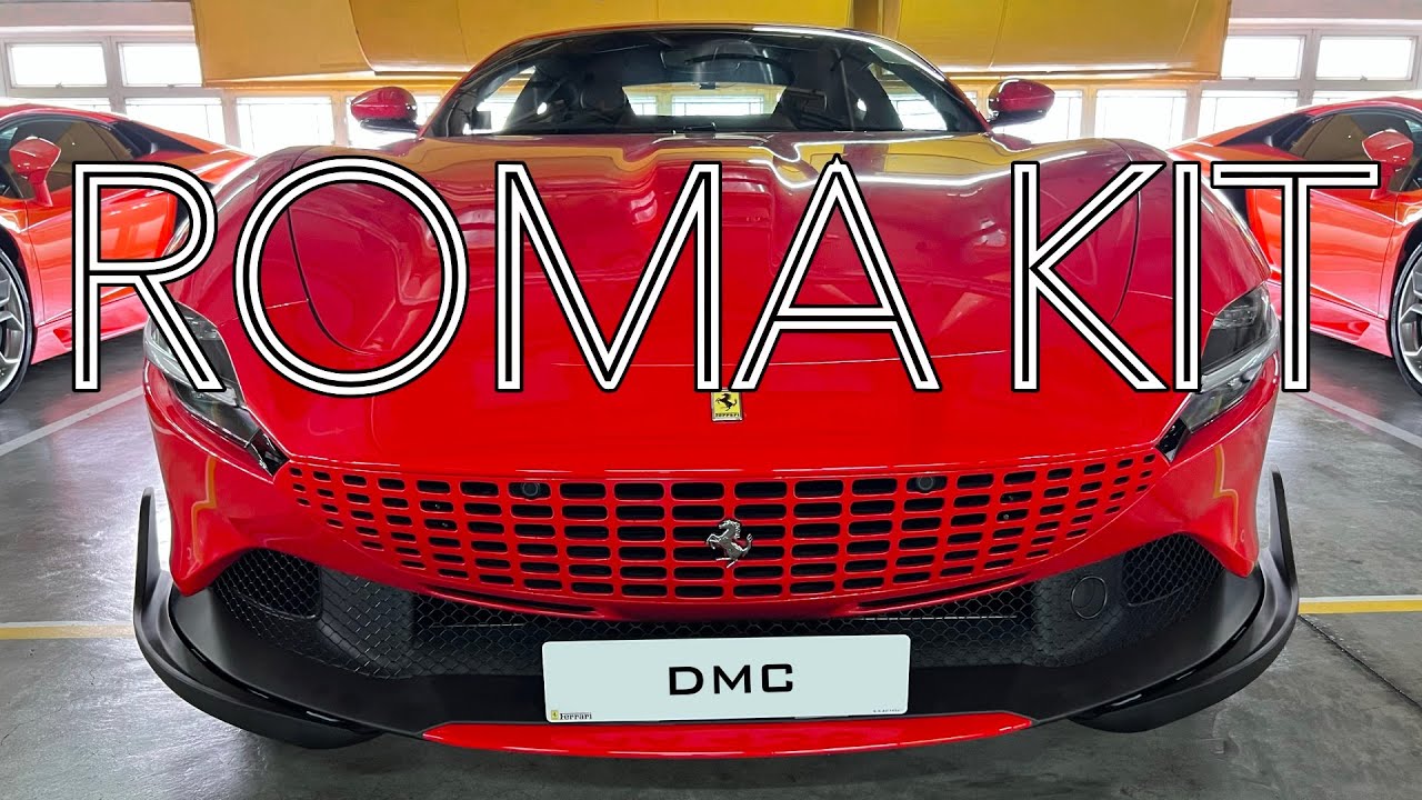 DMC Ferrari Roma: Aero Kit : OEM Body Coupe : Carbon Fiber Front Lip ...