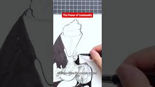 Why I draw the goose  Using community to combat information overflow    #arttok#tiktokart#artist#fas
