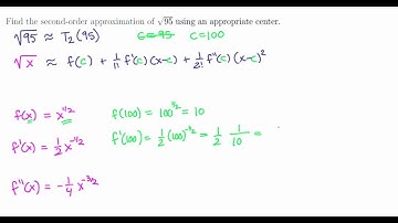 2. Taylor approximation 1