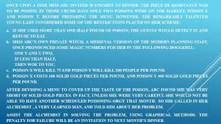 Assignment 2 Linear Programming