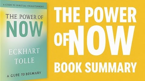 The Power of Now by Eckhart Tolle | Life-Changing Lessons | Book Summary #booksummary