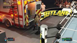 WWE2K24 Cora Jade Vs Liv Morgan (Ambulance Match)