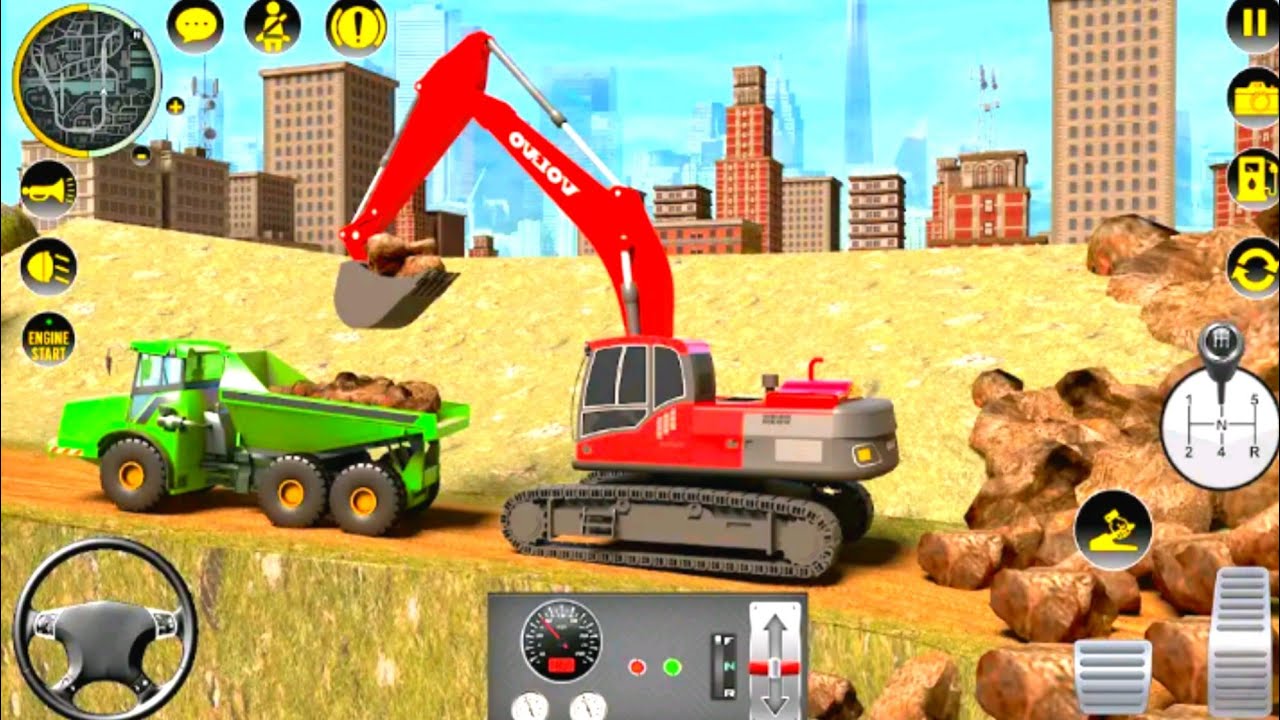 Stickman City Construction Simulator - City Construction Excavator Games