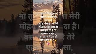 "तुझ पे लिखूँगा हर शायरी 💫 | दिल को छू जाने वाली Shayari | Love Shayari | Heart Touching Lines ❤️🩹"