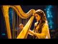 Heavenly harp music  serene melodies for stress relief  deep relaxation