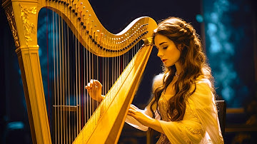 Heavenly Harp Music 🎵 Serene Melodies for Stress Relief & Deep Relaxation