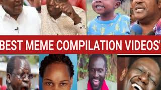 Funniest😂Meme compilation 2021Uhuru,Dp Ruto,Raila,Atwoli,Lonyangapuo,Ng'anga