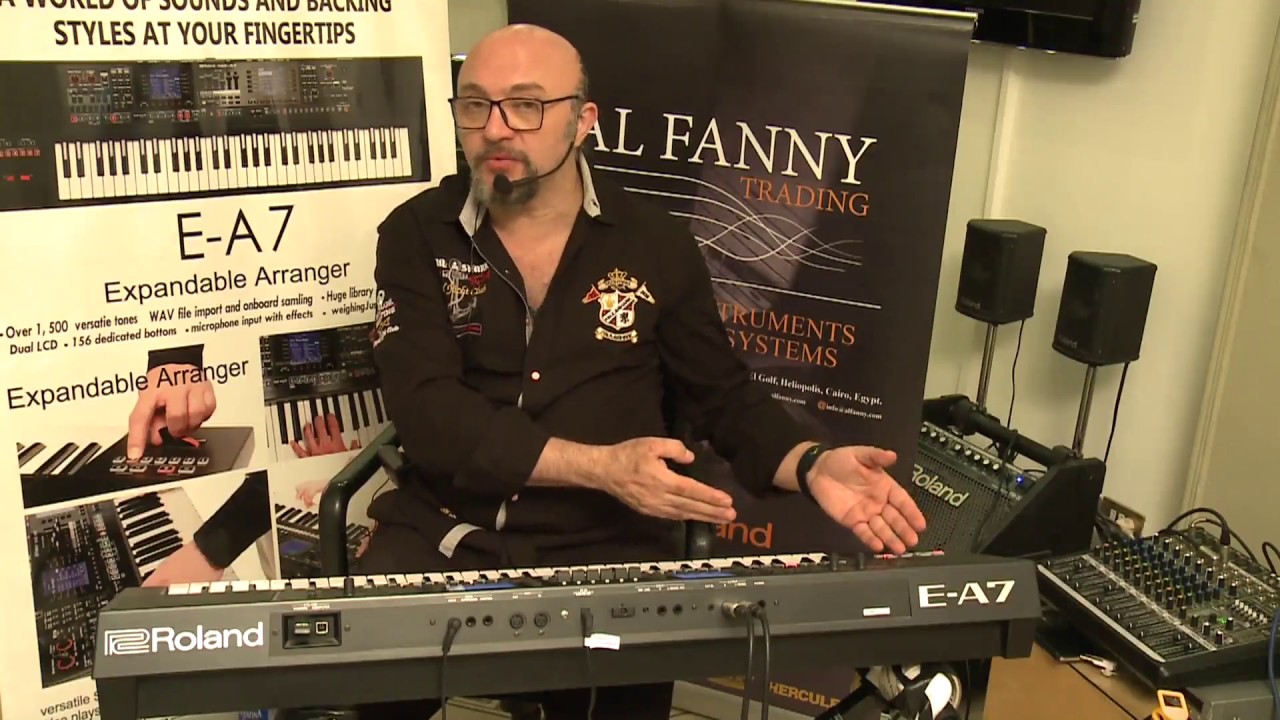 Roland E-A7 Menu With Tony Maraashly