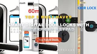 Smart Digital Door Locks With Fingerprint Keypad: Top 5 Best Sellers - CDOK 2025 M6 Tuya Bluetooth S