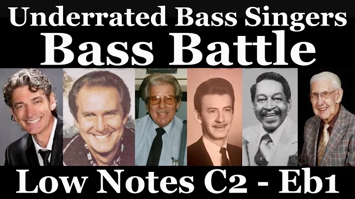 Bass Battle of Underrated Singers. Low notes only ...