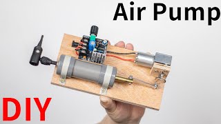 How To Make Air Pump At Home - Homemade Air Compressor