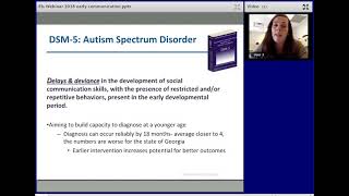 "Early Social Communication Assessment: Models for Infant Siblings at Risk for ASD "